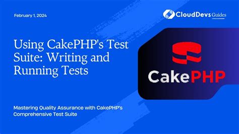 cake PHP testing